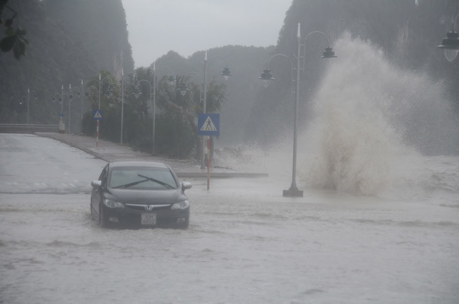 Quang Ninh, Hai Phong: Cam bien, san sang di dan ung pho bao Mangkhut