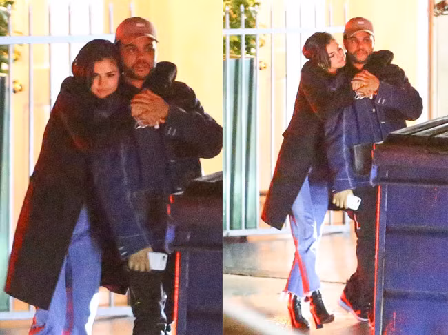 Không rõ mối quan hệ của hai ca sĩ bắt đầu từ khi nào chỉ biết hiện tại Selena - The Weeknd đều rất hạnh phúc và những hành động họ dành cho nhau vô cùng thắm thiết. (Ảnh: TMZ)