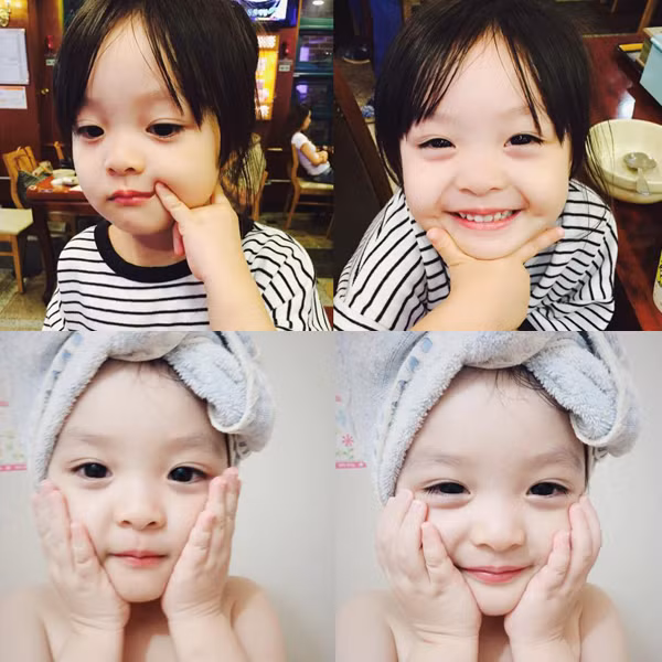 Cộng đồng mạng trong suốt 1 thời gian "phát sốt" với cô bé 4 tuổi Kim Jae Eun, có bố là người Nhật Bản và mẹ là người Hàn Quốc.