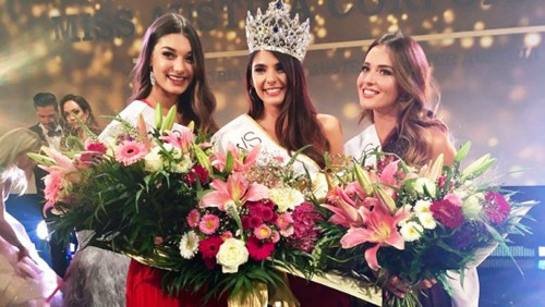 Hang loat hoa hau, a hau quoc te du chung ket Hoa hau VN 2018