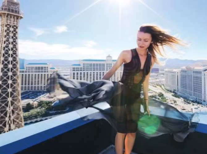 Khung cảnh lộng gió từ trên cao