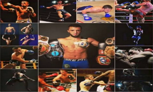 Võ sĩ Valdet Gashi, hai lần vô dịch thế giới về Muay Thái.