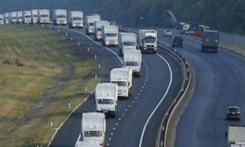 Nga chuyen hang nhan dao toi Donbass