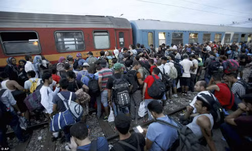 Được biết, hàng chục nghìn di dân Trung Đông và Châu Phi đến "miền đất hứa" ở Châu Âu qua Balkan.