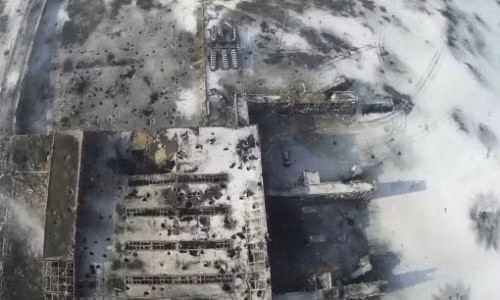 Sân bay Donetsk hoang tàn sau các cuộc giao tranh giữa quân đội Ukraine và lực lượng ly khai.