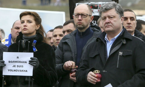 Tong thong Ukraine the tai thiet Donbass