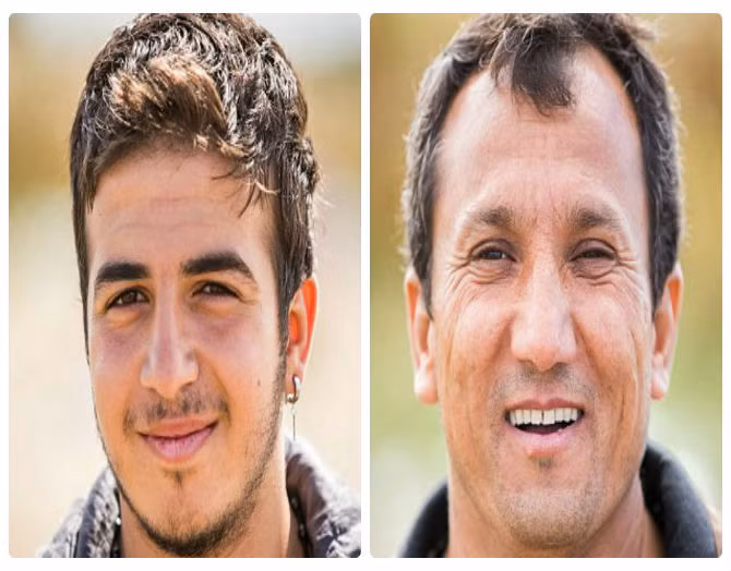 Nụ cười trên gương mặt của các di dân.