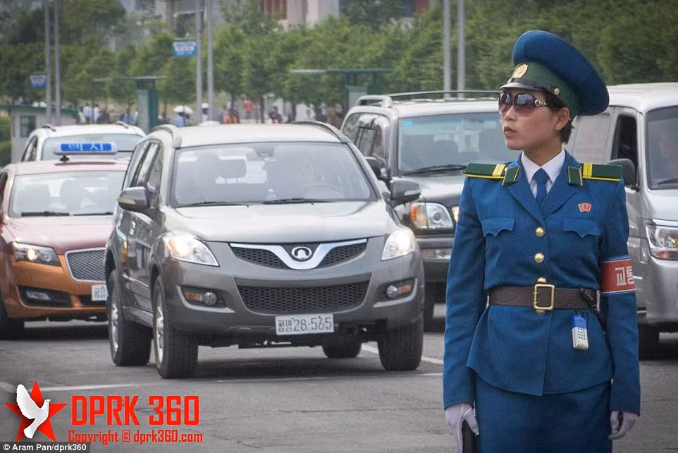 Đường phố đông đúc, nhộn nhịp ở Triều Tiên.