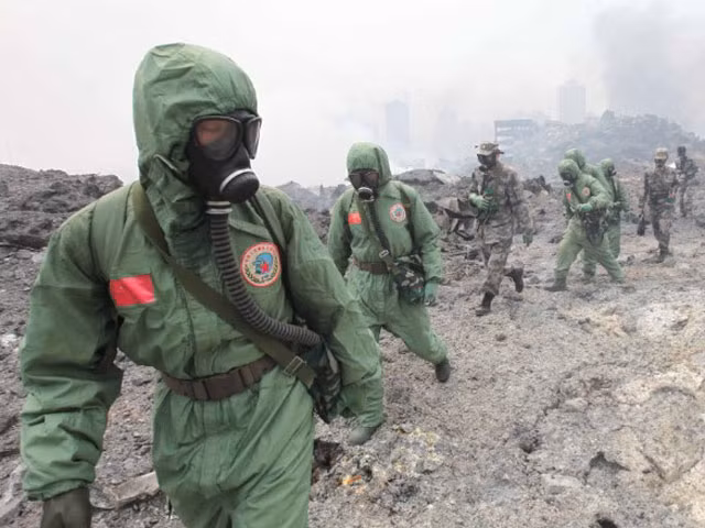 Vu no o Thien Tan “xoa so ca don canh sat”