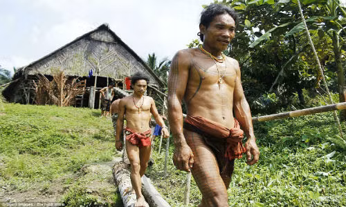  Bộ tộc kỳ dị Mentawai với khoảng 64 nghìn người sống trên những hòn đảo ở Tây Sumatra, Indonesia.