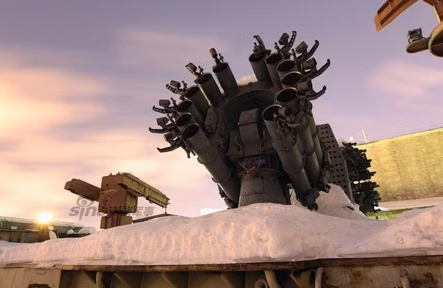 Bệ phóng bom chống ngầm RBU-6000 trên tàu chiến Drunzhnyy.