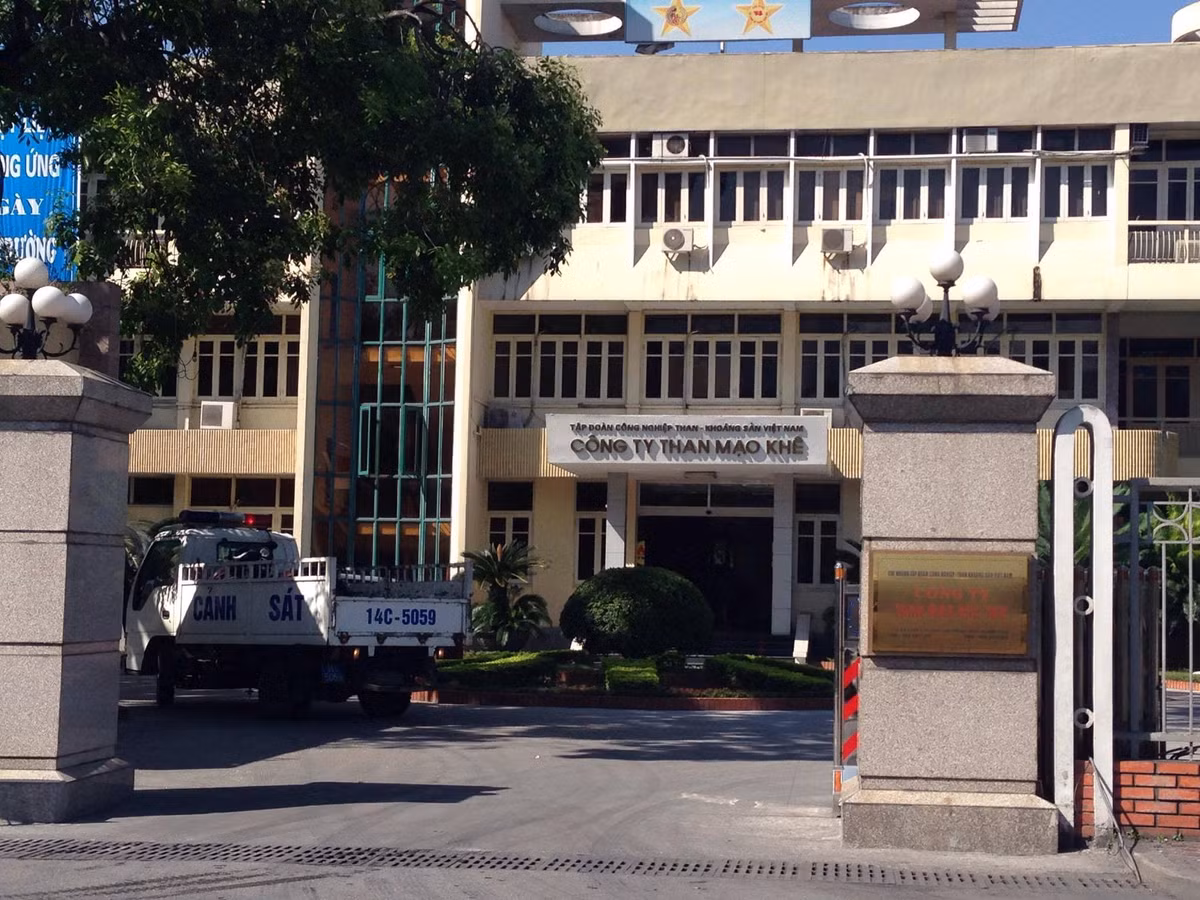 Trụ sở Công ty than Mạo Khê (Ảnh Hải Ninh).