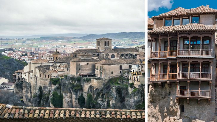 13. Cuenca, Tây Ban Nha: Nằm trên rìa của một hẻm núi ở hai bên vách đá, Cuenca là một vị trí hoàn hảo để đắm mình trong nền văn hóa và lịch sử đích thực của Tây Ban Nha mà không sợ chen chúc đông người.
