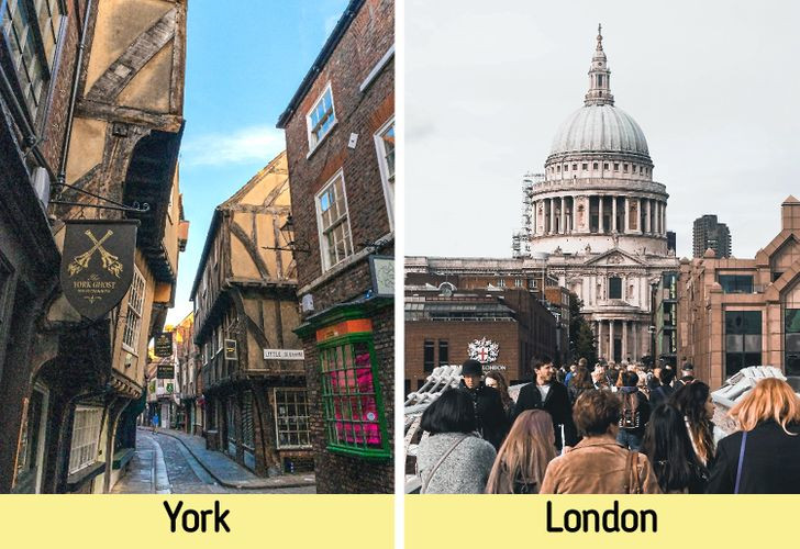11. York, Anh: Mọi ngóc ngách của thành phố cổ kính này đều đáng để khám phá, lý tưởng cho những người yêu thích lịch sử hoặc những người đam mê bầu không khí lịch sử và khiếu thẩm mỹ. Nếu đến đây vào mùa đông, bạn có thể tham quan chợ Giáng sinh và văn hóa âm nhạc sôi động.