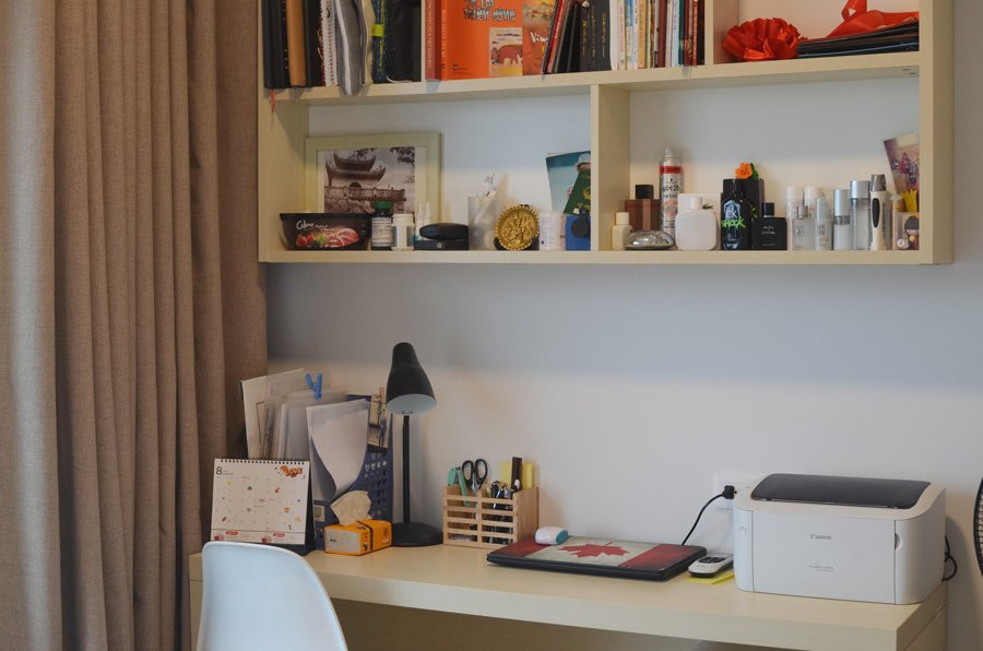 Không thuê thiết kế, tự mình lên ý tưởng và bày biện, căn hộ của MC Đại Dương khiến ai đến cũng cảm nhận được sự ấm cúng.