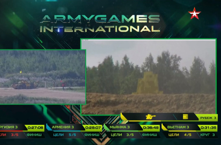 Rất tiếc, dù rất “nắn nót” khi ngắm bắn bằng súng máy 7,62mm nhưng đội Việt Nam 3 đã không thể hoàn thành được “nhiệm vụ” tiêu diệt 5/5 mục tiêu. Nguồn ảnh: Tzvezda