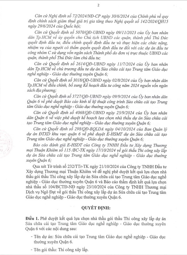 TP HCM: Công ty Trung Loan sẽ cải tạo Trung tâm giáo dục Quận 6 - Hình 2 TP HCM: Cong ty Trung Loan se cai tao Trung tam giao duc Quan 6-Hinh-2