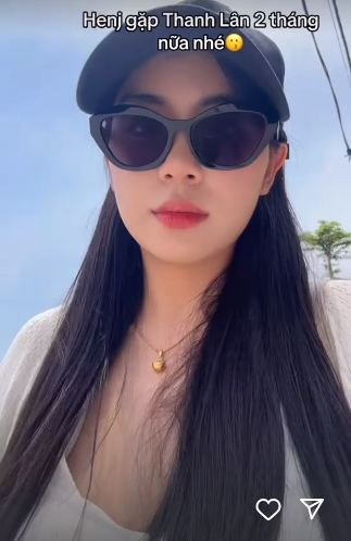 Cô nàng còn hẹn 2 tháng sau sẽ trở lại đảo Thanh Lân một lần nữa.