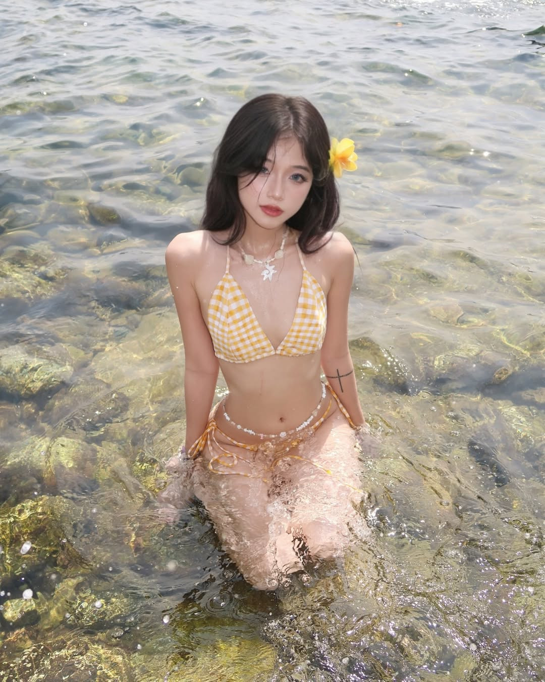 Không nằm ngoài trào lưu "chào hè rực rỡ", hot girl Vương Khánh Ly mới đây đã khiến mạng xã hội “bỏng mắt” khi xuất hiện trong bộ ảnh bikini giữa làn nước trong veo.