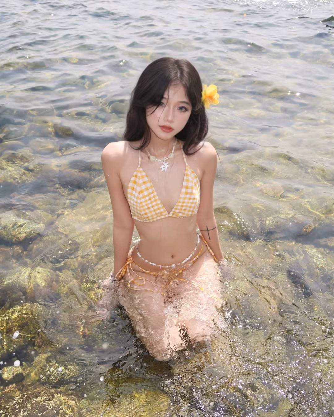 Không nằm ngoài trào lưu "chào hè rực rỡ", hot girl Vương Khánh Ly mới đây đã khiến mạng xã hội “bỏng mắt” khi xuất hiện trong bộ ảnh bikini giữa làn nước trong veo.