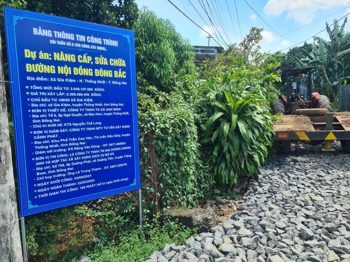 Đồng Nai: Cận cảnh đường nội đồng Đông Bắc thi công kém chất lượng - Hình 9 Dong Nai: Can canh duong noi dong Dong Bac thi cong kem chat luong-Hinh-9