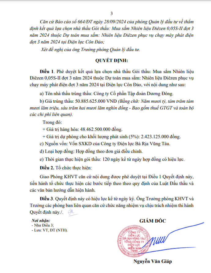 Nhiet dien Vinh Tan 4: Goi cung cap, van chuyen dau DO gan 88 ty da co chu-Hinh-6