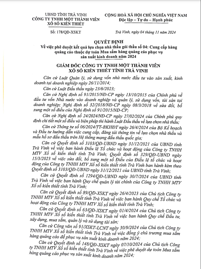 Xo so Tra Vinh chi hon 3 ty mua lich Tet va so tay