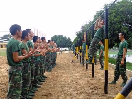 Một cuộc hội thao nho nhỏ.