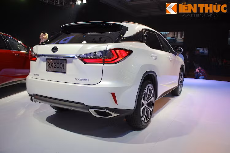 Thiết kế chủ đạo của lưới tản nhiệt hình con suốt ở phía trước được lặp lại trong thiết kế phía sau xe, đảm bảo sự cân bằng về mặt thẩm mỹ và nhất quán trong tổng thể phong cách. Cánh hướng gió đặt trên kính sau tối ưu hóa tính khí động học của RX.