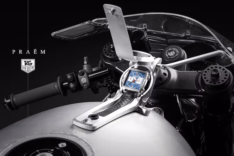 Một điểm độc đáo trên Praem SP3 đó là sự xuất hiện của một chiếc đồng hồ Tag Heuer trên bình xăng, được đặt trong một chiếc hộp chống nước. Chủ xe có thể lấy đồng hồ ra để đeo như những chiếc đồng hồ đeo tay bình thường khác nếu muốn.