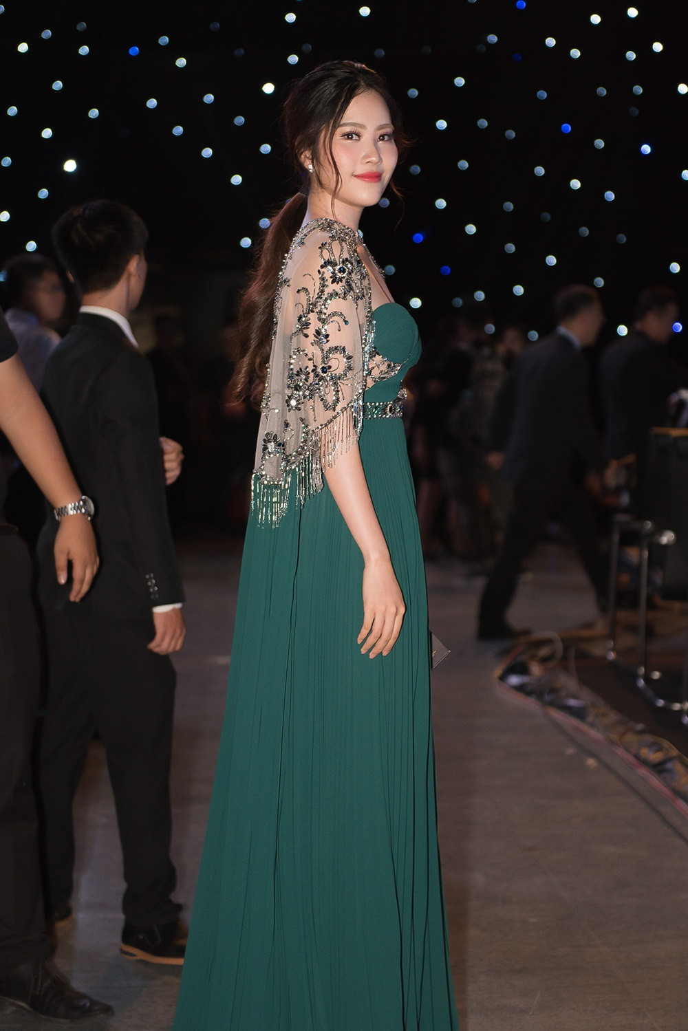 Người đẹp Nam Em cũng chia sẻ cô sẽ chăm chỉ tập luyện để lấy lại vóc dáng thon gọn như trước đây.