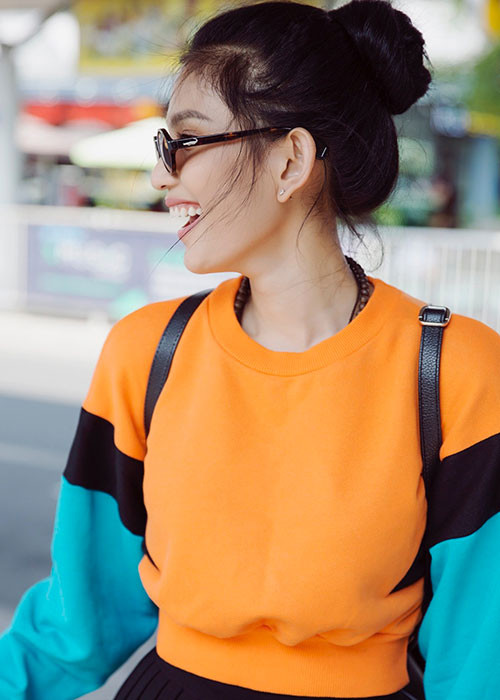 Trương Thị May tiết lộ, ở bộ phim này cô được thỏa sức thể hiện khả năng của mình với rất nhiều đất diễn.