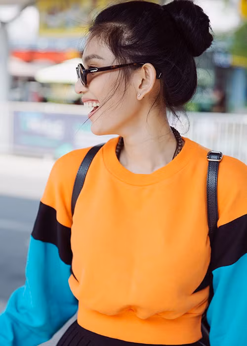 Trương Thị May tiết lộ, ở bộ phim này cô được thỏa sức thể hiện khả năng của mình với rất nhiều đất diễn.