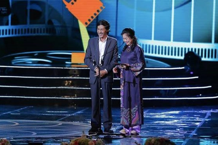 NSƯT Diệu Thuần tại Cánh diều vàng 2017.