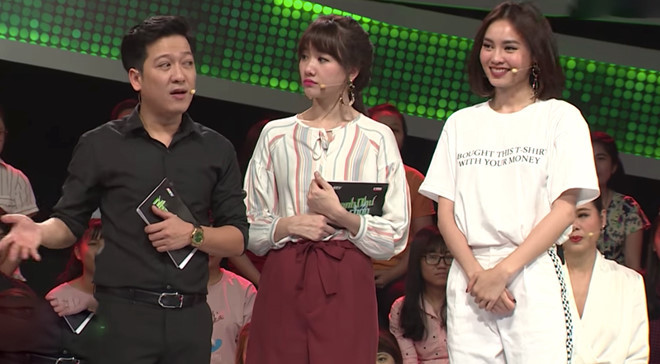 Trường Giang kịp thời 'bịt miệng' Lan Ngọc trước khi bị nữ diễn viên khui chuyện.