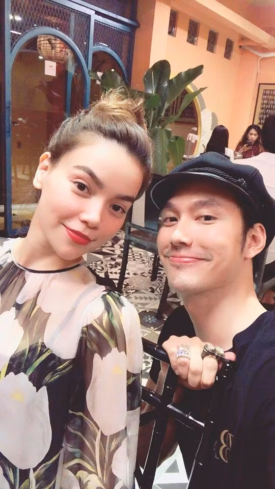 Hồ Ngọc Hà và Lý Quí Khánh. Ảnh: FBNV