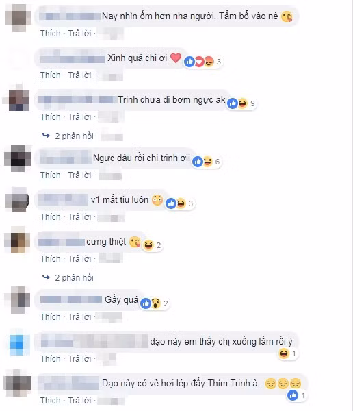 Cư dân mạng thắc mắc vì vòng một của Ngọc Trinh bỗng dưng biến mất.