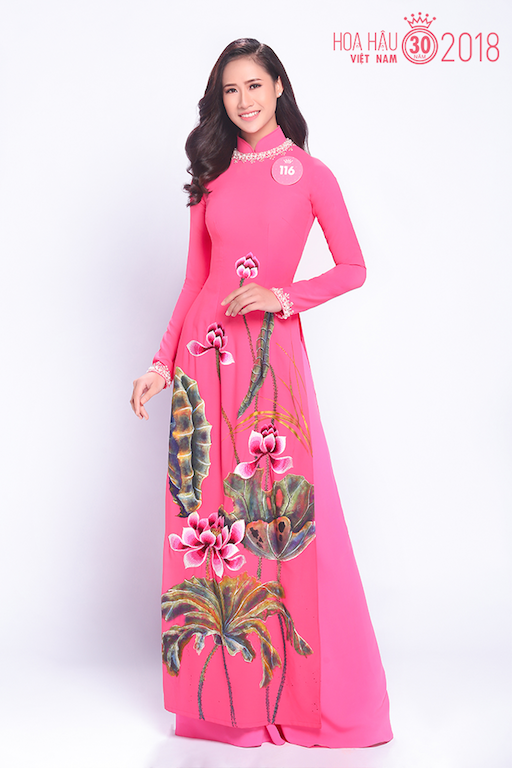 Thí sinh Lê Thị Hà Thu Chiêu. Cô cũng chính là em gái của người mẫu Hà Chiêu.