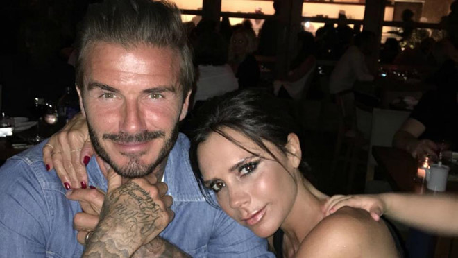 David Beckham và vợ luôn hạnh phúc bên nhau mặc cho những tin đồn về ly hôn.