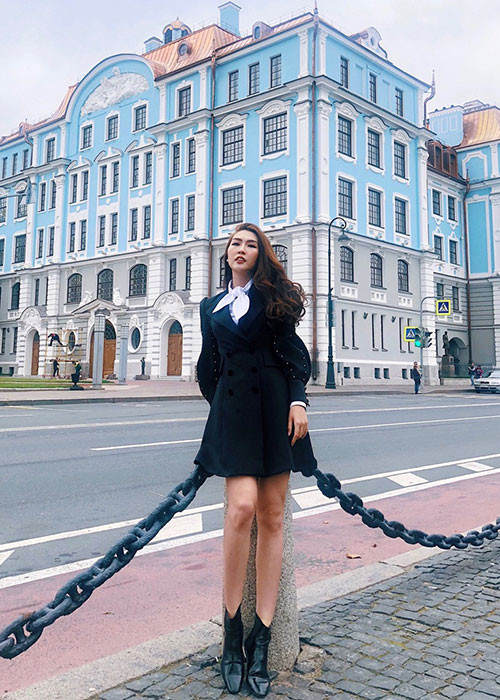 Tường Linh được biết đến khi đăng quang cuộc thi Hoa hậu sắc đẹp châu Á - Miss Asia Beauty 2017 và sau đó đoạt vị trí Top 8 Hoa hậu Liên lục địa - Miss Intercontinental 2017.