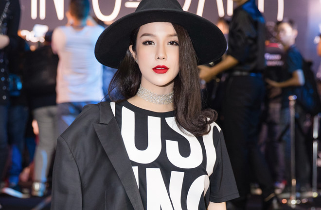 Diệp Lâm Anh sành điệu đi sự kiện. Ảnh: Nguyễn Thành.