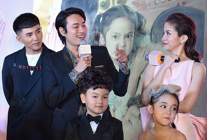 Kiều Minh Tuấn và An Nguy hào hứng chia sẻ các thông tin xoay quanh về phim.