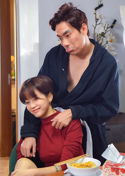 Trong phim, đóng cặp với An Nguy là diễn viên Kiều Minh Tuấn.