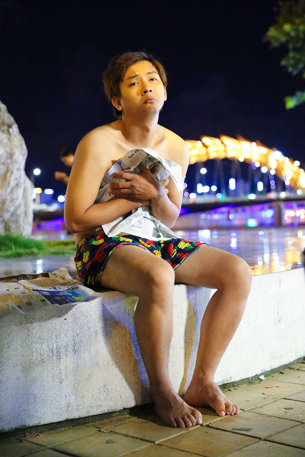 Còn anh chàng Minh Khôi do Hoài Lâm thủ vai trải qua không ít tình huống dở khóc dở cười.