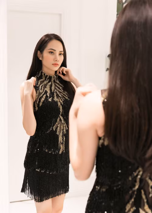 Diệu Linh cho biết mục tiêu tham dự cuộc thi này ngoài việc thử sức và tranh tài cùng các người đẹp, cô còn muốn quảng bá hình ảnh du lịch Việt Nam và TP.HCM đến với bạn bè quốc tế.