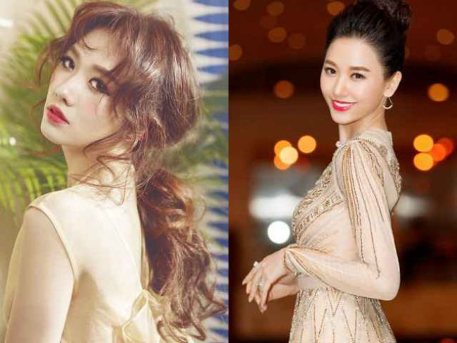 So sánh với hình ảnh trước đây của bà xã Trấn Thành, có thể thấy rõ chiếc mũi đã khác biệt theo thời gian.