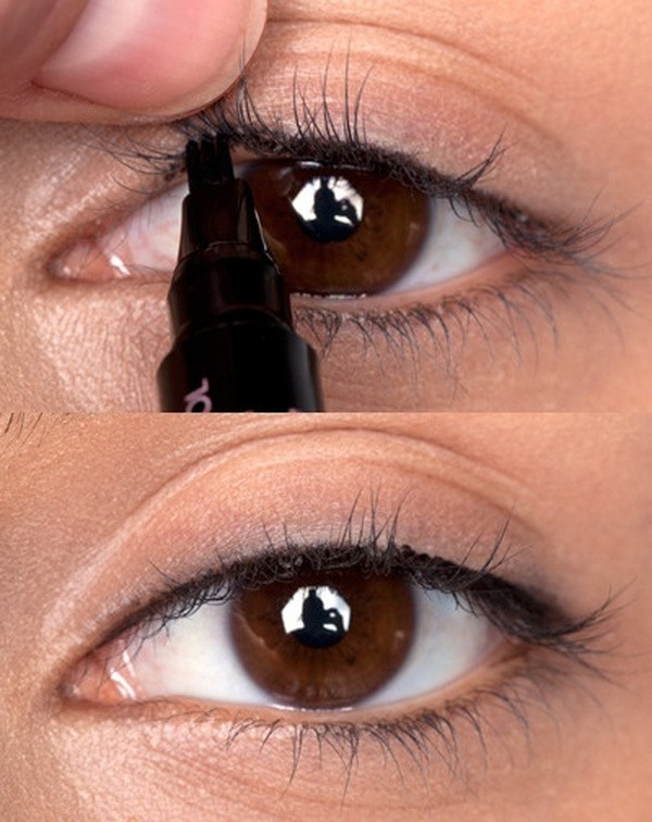 Mí mắt được kẻ từ bên trong giúp bạn có đôi mắt sâu, mí dày và tự nhiên.