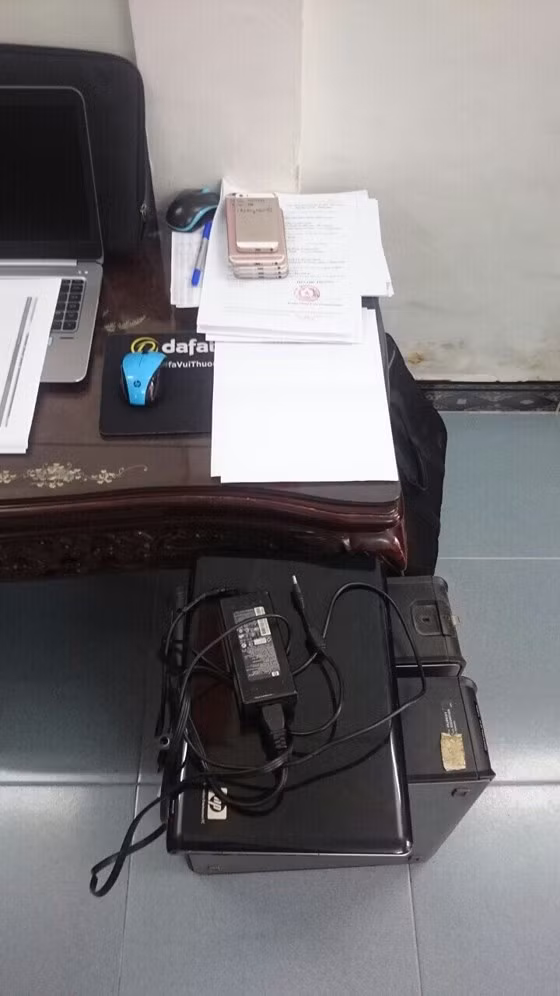 Tang vật công an thu giữ.