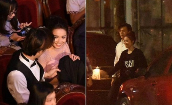 Nhã Phương và Nhan Phúc Vinh sánh đôi đi ăn vui vẻ cùng nhau đến gần 2 giờ sáng sau khi kết thúc buổi lễ.