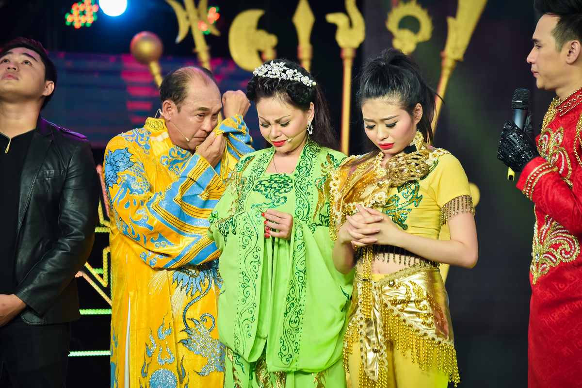 Duy Phương, Lê Giang và các con từng tái hợp trong một chương trình.